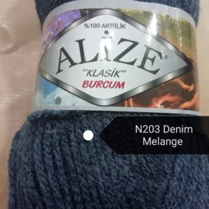 Alize burcum klasik denim melange