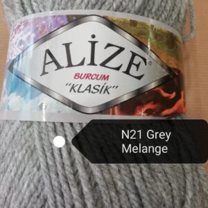 Alize burcum klasik grey melange