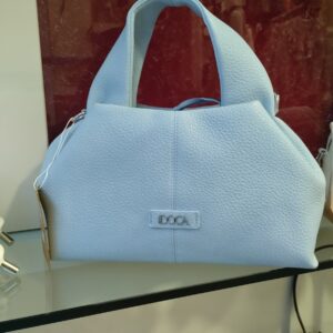 Γαλάζια τσάντα χεριού & χιαστί DOCA 23598