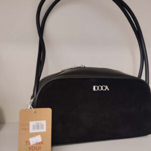 Γυναικεία τσάντα ώμου DOCA μαύρη 23815
